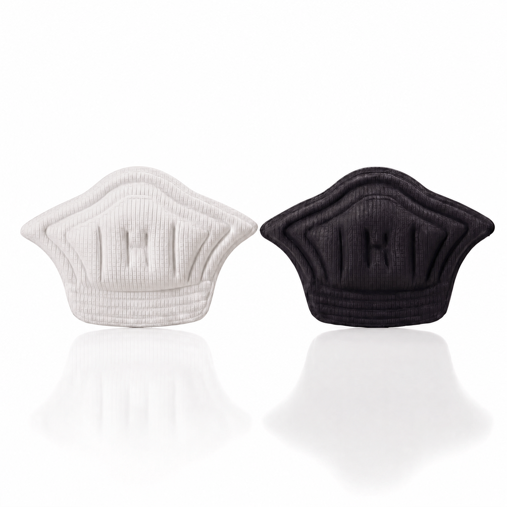 Tamponi amortizori autoadezivi pentru călcâie din material textil moale 